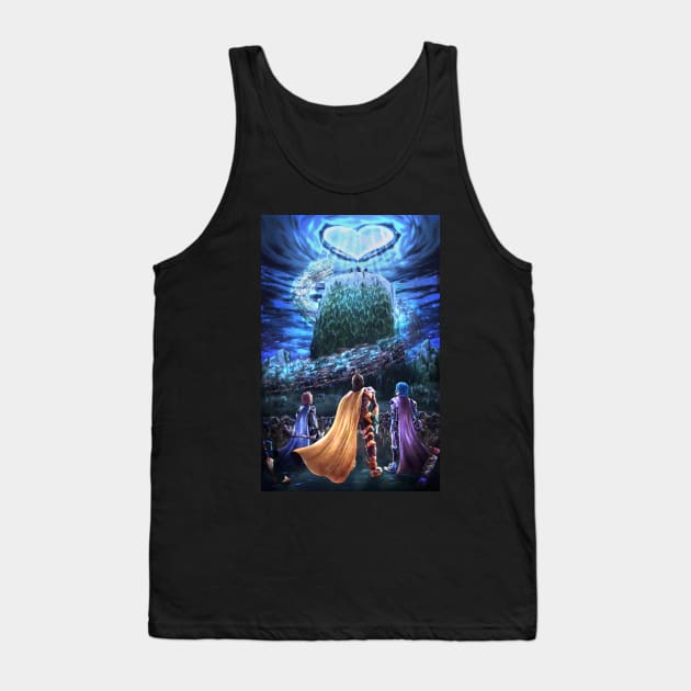 The Final Battle (Kingdom Hearts BBS Days Poster) Tank Top by Arcanekeyblade5